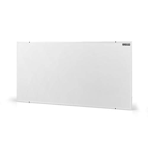 COSTWAY Panel de Calefacción de 80-100℃ Calefactor Eléctrico de Pared Protección de Sobrecalentamiento para Dormitorio Hogar Oficina (122x62x1,5 cm)