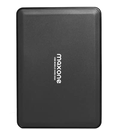 Disco Duro Externo Portátil DE 2,5' 500GB USB 3.0 SATA HDD de Almacenamiento para Escritorio, Portátil, MacBook, Chromebook (500GB, Black)