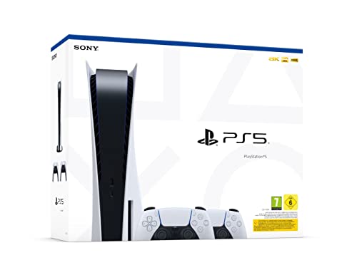 Playstation 5 Standard Consola + 2 Mandos Inalámbrico Dualsense blanco