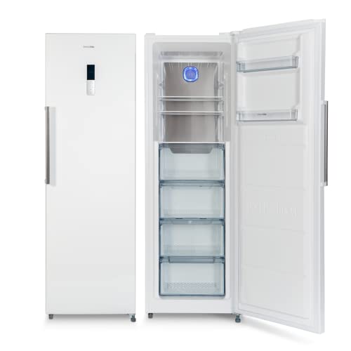 UNIVERSALBLUE Congelador Vertical No Frost 185 cm | 4 cajones Grandes | Blanco | Capacidad Total 265 L | Sistema silencioso | Envio + Subida Gratis