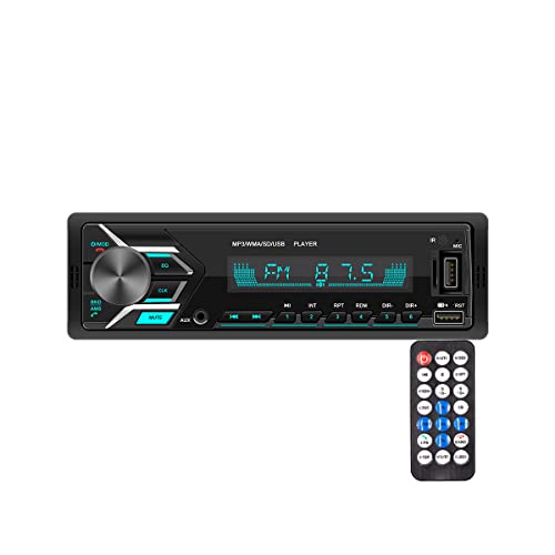 Autorradio Belson BS-2502 de 4x40W | Radio FM con RDS | Conectividad Bluetooth A2DP Compatible Manos Libres | Puerto USB y SD Compatible mp3 | Toma AUX IN | Control por App