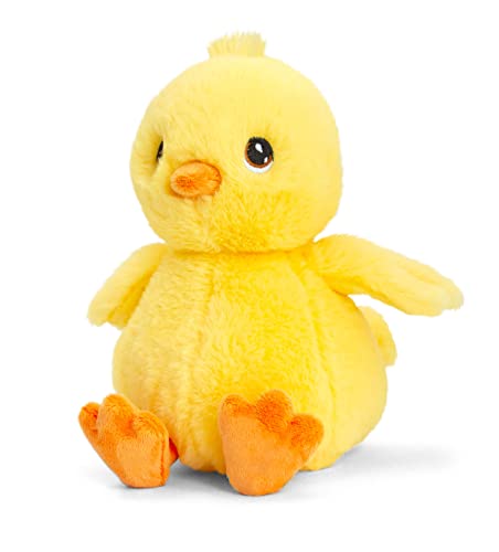 tachi Peluche de pollito, 18 cm, pájaro de bebé sentado, color amarillo