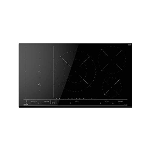 Teka IZS 97630 MST - Placa de Inducción Flex de 90 cm con SlideCooking y 5 Zonas de Cocinado, 9 Funciones Directas, Touch Control Multislider, Programador, Color Negro