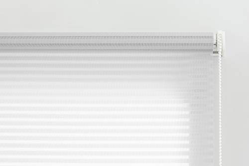 Estoralis Robert Estor Enrollable translucido Liso, Tela, Blanco, 130 x 190 cm