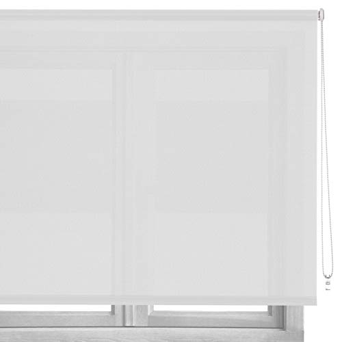 Estor Enrollable Blanco de Tela de 180x160 cm - LOLAhome