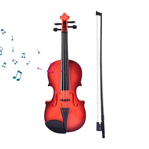 Pequeño violín | Juguete de violín electrónico - Instrumento eléctrico Violín de Juguete con Ritmo Ajustable para niños, Principiantes y Amantes del violín