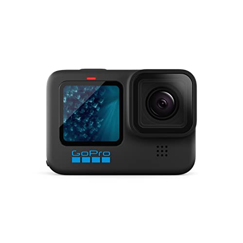 GoPro HERO11 Black - Cámara de acción a Prueba de Agua con Video Ultra HD 5.3K60, Fotos de 27MP, Sensor de Imagen de 1/1.9', transmisión en Vivo, cámara Web, estabilización
