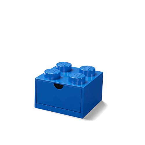 LEGO Caja de Almacenamiento en azul de 4 espigas para escritorio (#40201731)