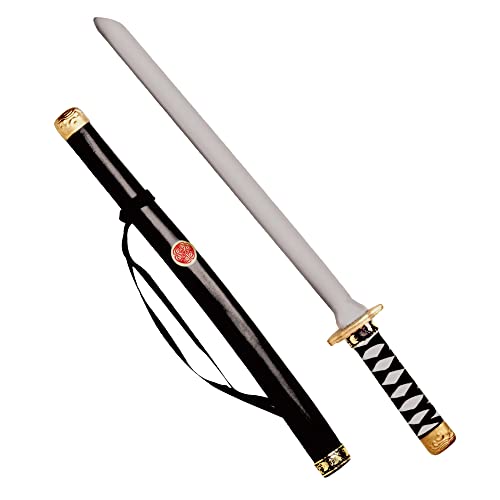Widmann 2727N - Espada ninja con vaina, aprox. 60 cm de largo, accesorio de disfraz para guerreros en carnaval o fiestas temáticas