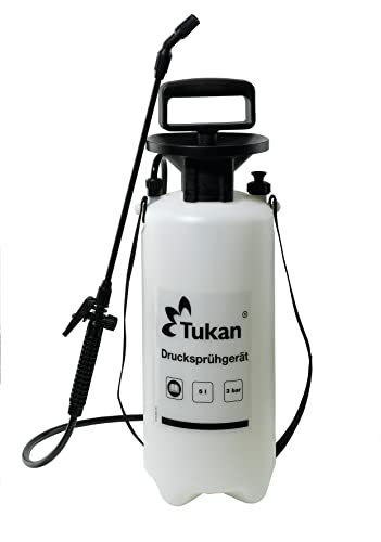 GLORIA Tukan Pulverizador a presión 5 litros | Pulverizador/rociador de jardín para el cuidado de las plantas | Capacidad de llenado 5 L | Boquilla ajustable