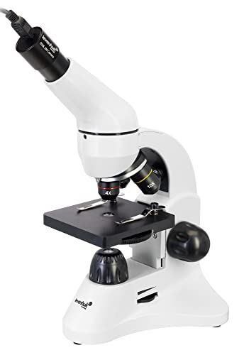 Microscopio Digital Levenhuk Rainbow D50L Plus 2M con Cámara, Software, Estuche de Almacenaje y Kit de Experimentos
