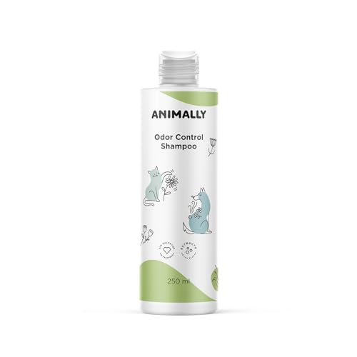 Animally Odor Control Shampoo. Champú antiolor y seborregulador para perros y gatos. Champú vegano, sin sulfatos y sin parabenos. 250 ml