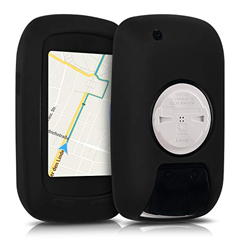 kwmobile Carcasa GPS Compatible con Garmin Edge 800/810 / Touring Plus - Funda de Silicona para navegdor de Bici - Negro