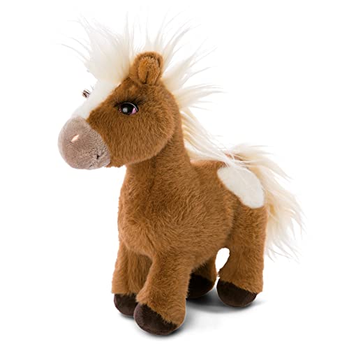 NICI Suave Juguete Parado del Pony Lorenzo 25 cm I Tiernos Juguetes para Niños, Niñas y Bebés I Animales de Relleno para Abrazar, Jugar y Dormir - 48373
