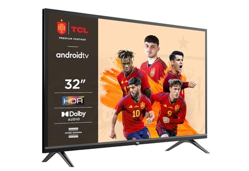 TCL 32S5209 Smart TV de 32' HD con Android, HDR, Micro Dimming, Dolby Audio, Google Assistant, Chromecast, Google Home, Slim Design