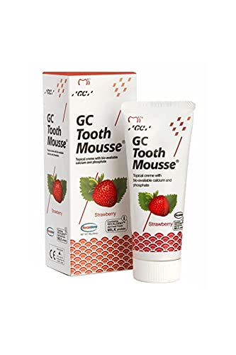 GC Tooth Mousse New Remineralising Sugar Free Dental Topical Creme Strawberry