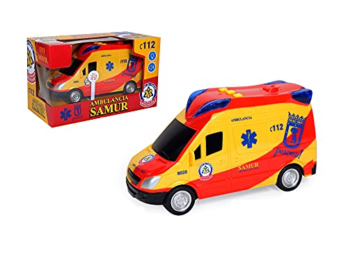 PLAYJOCS GT-8066 Ambulancia SAMUR con Luces y Sonidos