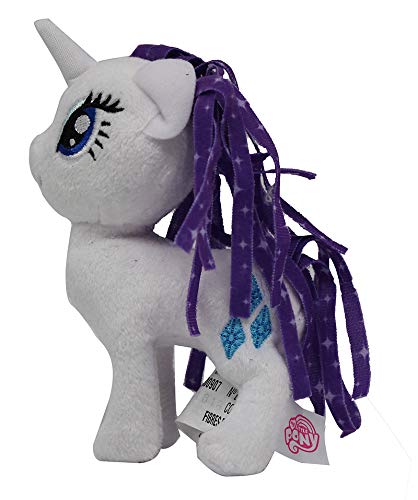 MLP My Little Pony - Caballo de peluche (12 cm), peluche para niños, niñas y niños, para coleccionar, abrazar y jugar (arity, color blanco)