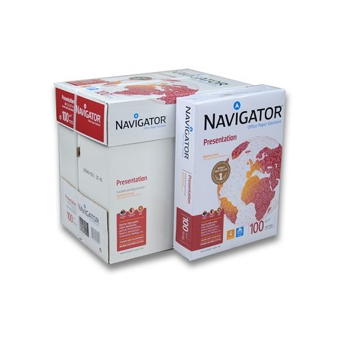 Caja 2500 Folios Navigator Presentation 5x Paquete 500 hojas 100 g/m² A4 Premiun