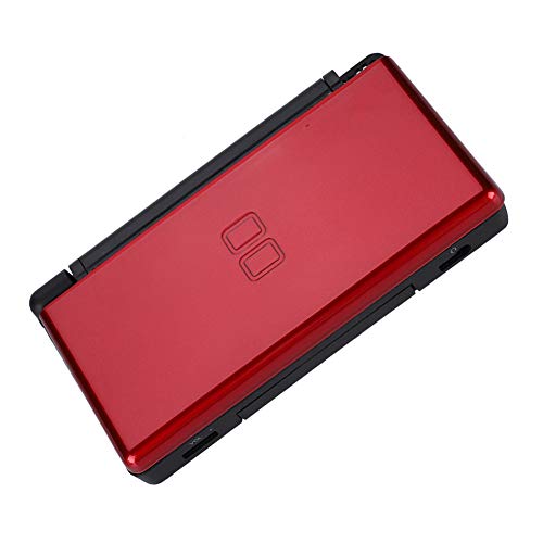 Annadue Reemplazo Superior Shell para Nintendo DS Lite - Consola de Juegos portátil Cubierta de la Caja Protectora Kit de Piezas de reparación Completo(Rojo)