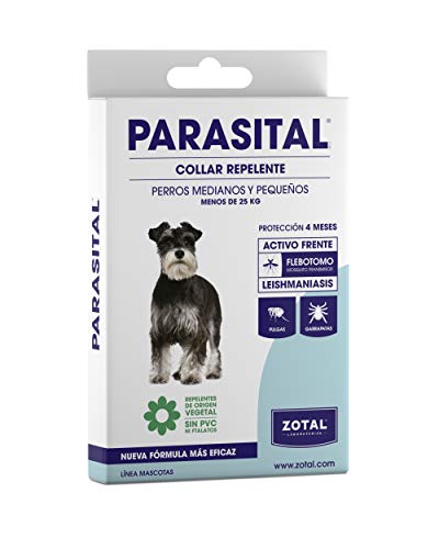 Zotal Parasital Collar para Perros, 60 cm, BLANCO