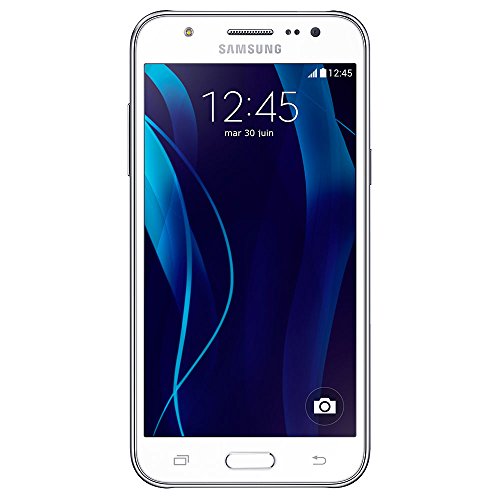 SAMSUNG Galaxy J5 - Smartphone Libre Android (Pantalla 5', cámara 13 MP, 8 GB, Quad-Core 1.2 GHz, 1.5 GB RAM), Blanco- Versión Extranjera