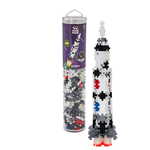 Plus-Plus 300.4182 Saturn V Rocket Mix Tube (240 piezas), multicolor , color/modelo surtido