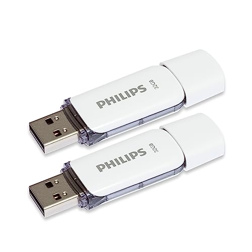 Philips USB Flash Drive Snow Edition 32GB, USB2.0, 2-Paquetes