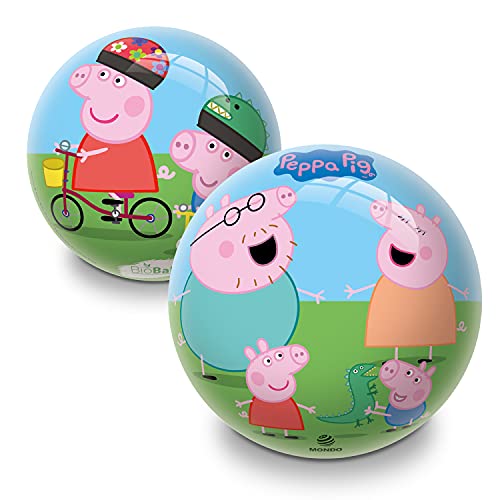 Mondo Toys Bio Ball – Balón Peppa Pig Bio – para niña/niño – Multicolor – BioBall – 26030 – Talla 5