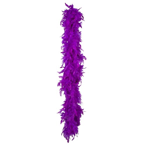 Boland - Boa de plumas, colores a elegir, longitud aprox. 180 cm, accesorio de disfraz, charlestón, años 20, flapper, carnaval, fiesta temática