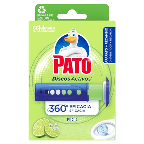 Pato - Discos activos para WC, aparato y recambio, Lima, 6 discos