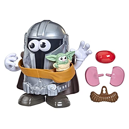 Mr Potato Head The Yamdalorian and The Tot - Juguete de figuras para niños a partir de 2 años, juguete inspirado en Star Wars, incluye 14 piezas