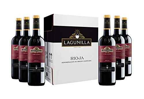 Caja de Lagunilla Crianza Vino Tinto D.O Rioja - 6 botellas x 750 ml. - 4500 ml