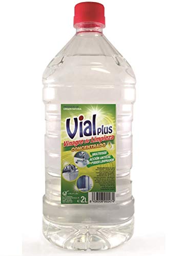 Vialplus Limpiador Vinagre De Limpieza 2L, Multicolor, 2 litros