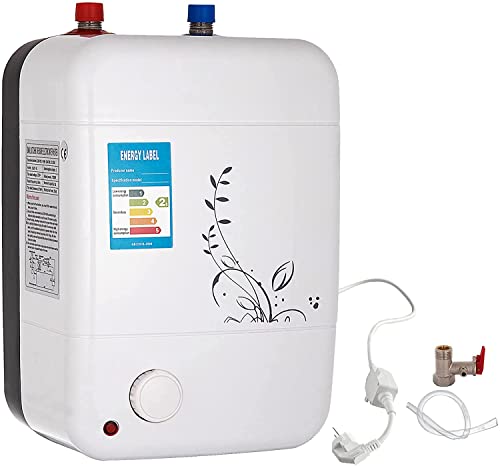 BuoQua Termo Electrico 10 litros Calentador de Agua Electrico1500W 30-75 ° C Termo Electrico Agua Caliente para ba?o