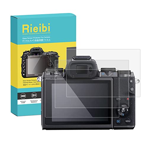 Rieibi - Protector de pantalla para cámara digital Canon EOS M3 M5 M10 (3 unidades)