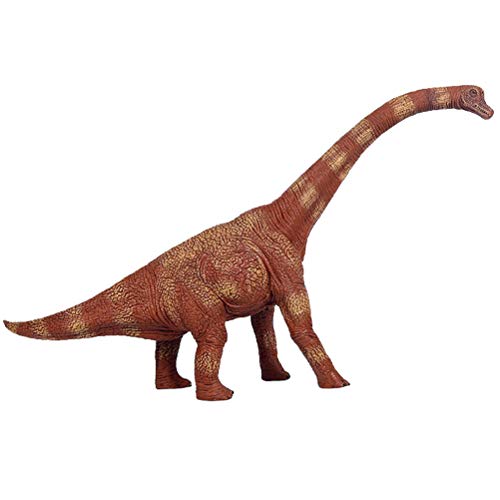 FLORMOON Juego de Dinosaurios - Realista Braquiosaurio Dinosaur- Figuras de Dinosaurio de plástico - Decoración de Pasteles de cumpleaños Juguete Escolar para niños pequeños(Clásico)