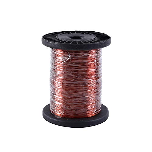 Alambre de cobre esmaltado Bobina, QZY-2/180H, 0,35 mm, 1000 g, Enameled, imán de enrollado de cable electromagnético, cable ampliamente utilizado para transformadores inductores