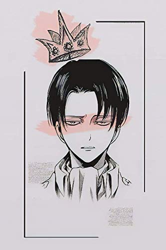 Notebook: Levi Ackerman Journal | Attack on Titan Levi Notebook for Anime Lovers | Shingeki no Kyojin Notebook (6x9 - 110 Blank Lined Pages) for School and Office.