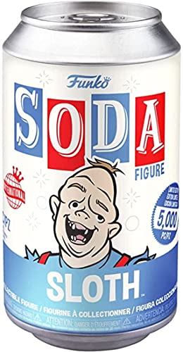 Funko Vinyl Soda: The Goonies- Sloth w/Chase(IE) 1 in 6 Chance of Receiving a Chase Variant (Styles May Vary), 58327