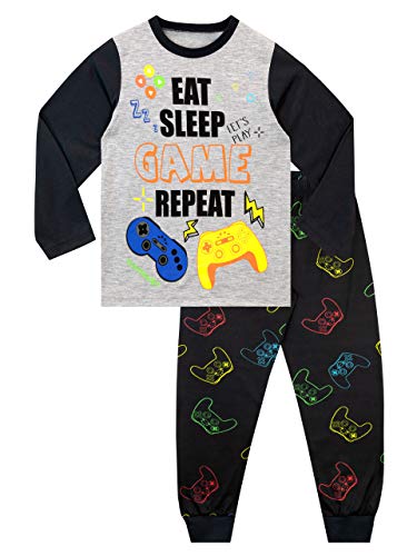 Harry Bear Pijamas para niños Juego de Azar Negro 12-13 Años
