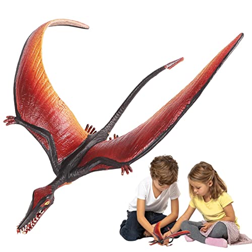 Stronrive Dinosaurio, Modelo Pterodáctilo Volador Realista, Figura Pterodáctilo, Figura Colección Pterosaurio, Juguetes Educativos Dinosaurio para Niños Pequeños