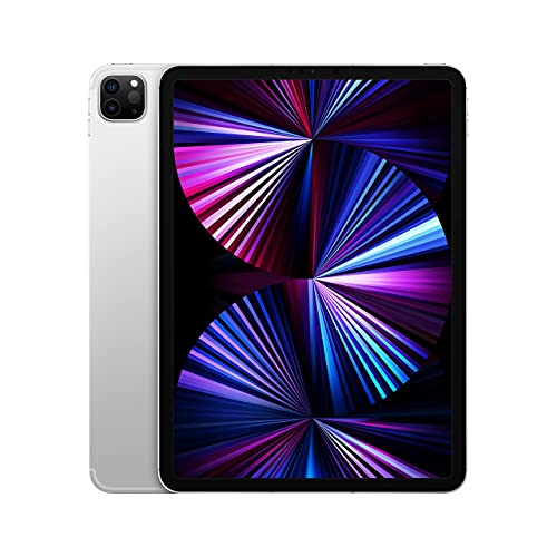 Apple 2021 iPad Pro (11-Pulgadas, Wi-Fi + Celular, 128GB) - Plata (Reacondicionado)