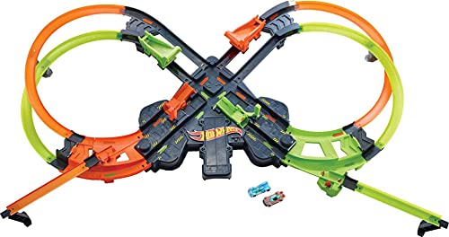 Hot Wheels Choque Colosal, pistas de coches de juguete niños mayores de 5 años (Mattel GFH87)