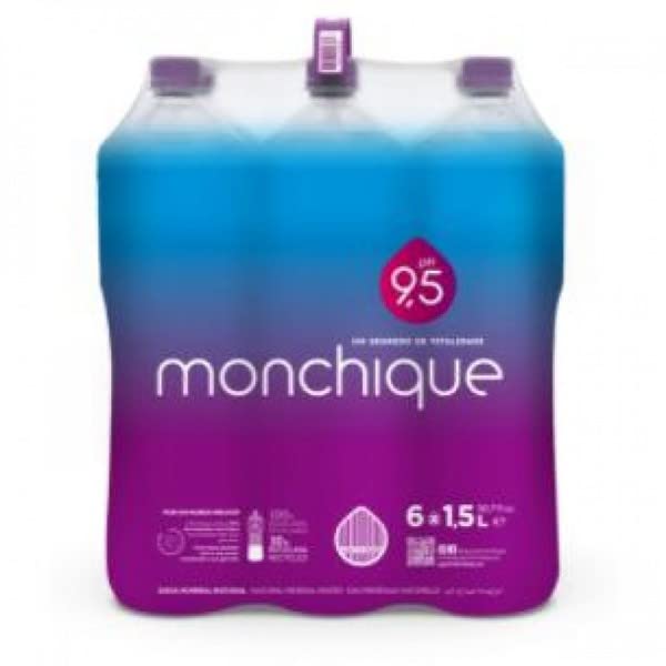Agua Mineral Natural Alcalina PH9,5 (6x1.5L) Agua de Monchique