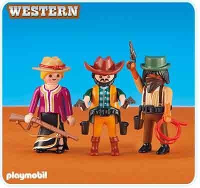 Playmobil 2 Cowboys and Cowgirl 6278 by Playmobil [Toy] (English Manual)