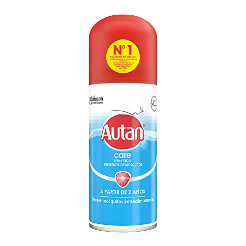 Autan Family Care Repelente - Protege de mosquitos, Spray en seco, Aerosol, 100ml