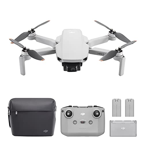 DJI Pack Mini 2 SE Vuela Más, dron con cámara ligero y plegable, vídeo 2.7K, modos inteligentes, transmisión de vídeo a 10 km, 31 min de vuelo, menos de 249 g, fácil de usar, baterías adicionales