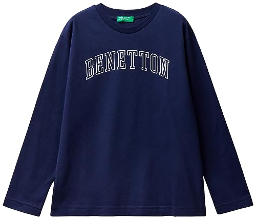 United Colors of Benetton Camiseta M/L 3096c10d9, Camiseta Niños, Azul (Blu Notte 252), KL