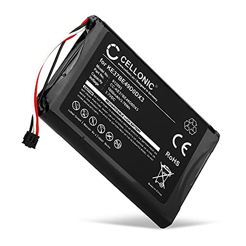 CELLONIC® Batería de Repuesto 361-00035-00, KE37BE49D0DX3 Compatible con Garmin Edge 800 / Edge 810 / Edge Touring, 1000mAh Accu GPS Pila sustitución Battery